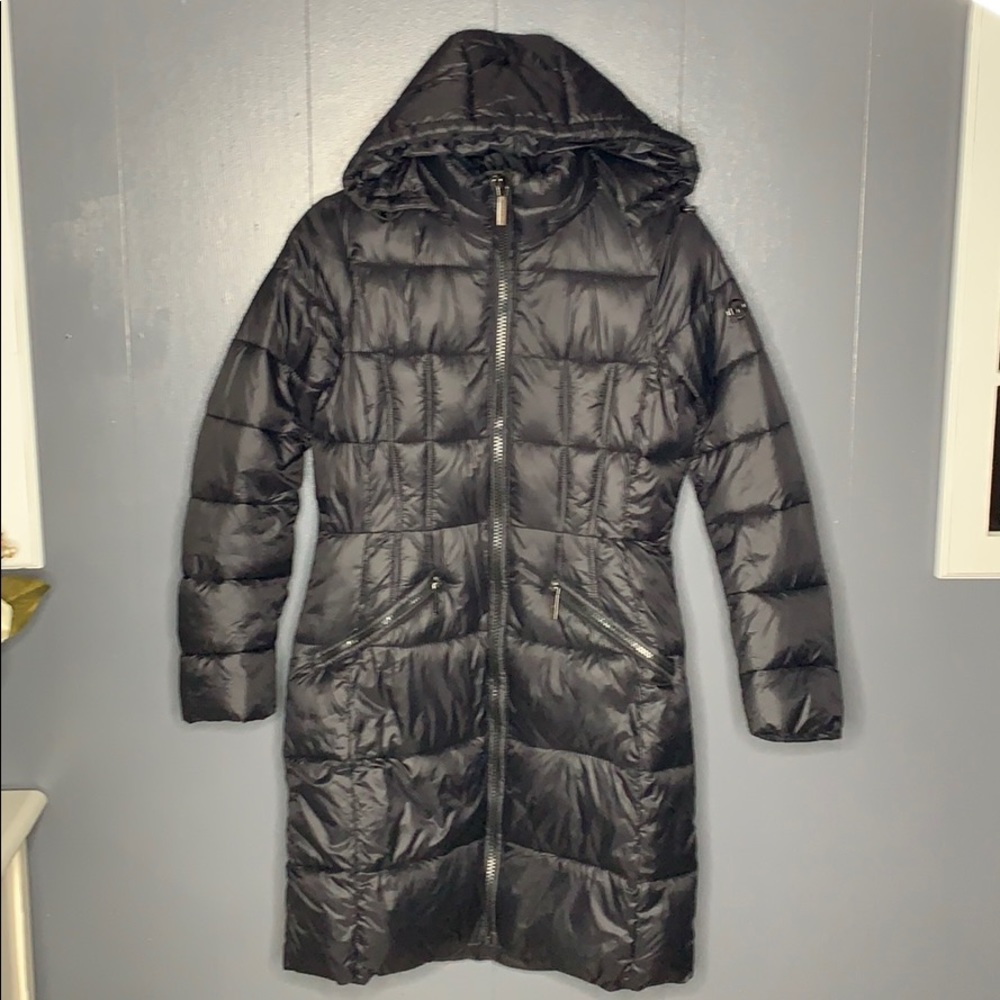 MICHAEL KORS BLACK COAT SIZE XS - Picture 5 of 11